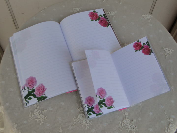 薔薇の雑貨＞2014年版 ダイアリー＞ Ａ５とＡ６の２サイズの美しい薔薇で彩られた見やすい見開き１ヶ月のスケジュール帳